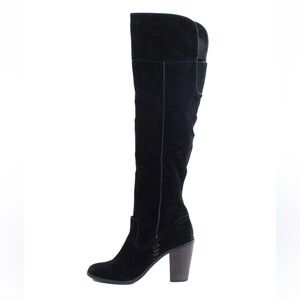 Dolce Vita Ohanna Black Suede Over the Knee Round Toe Block Heel Boot WN‎ 11